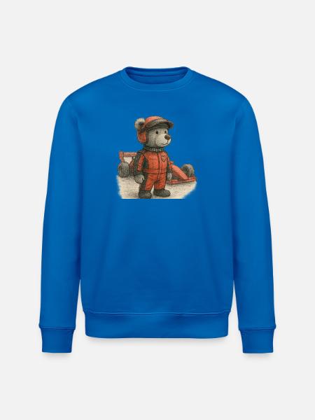 Lord Petzi Rennfahrer - Stanley/Stella Unisex Bio-Sweatshirt ROLLER - Königsblau