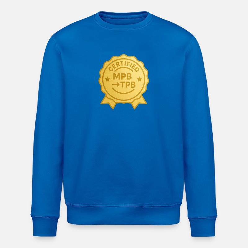 mpbtpb - Sweat bio ROLLER Stanley/Stella Unisexe - bleu roi