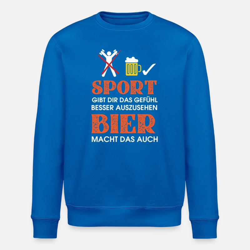 Sport? Bier macht das auch - Stanley/Stella Unisex Bio-Sweatshirt ROLLER - Königsblau