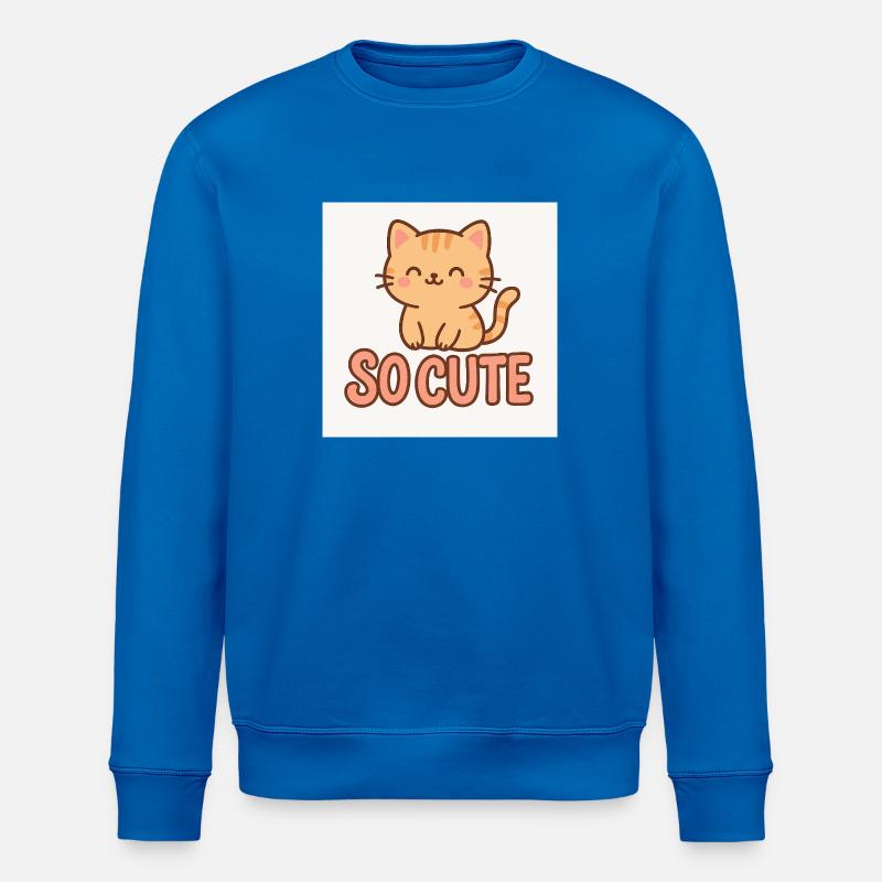 Süßes Kätzchen - Stanley/Stella Unisex Bio-Sweatshirt ROLLER - Königsblau