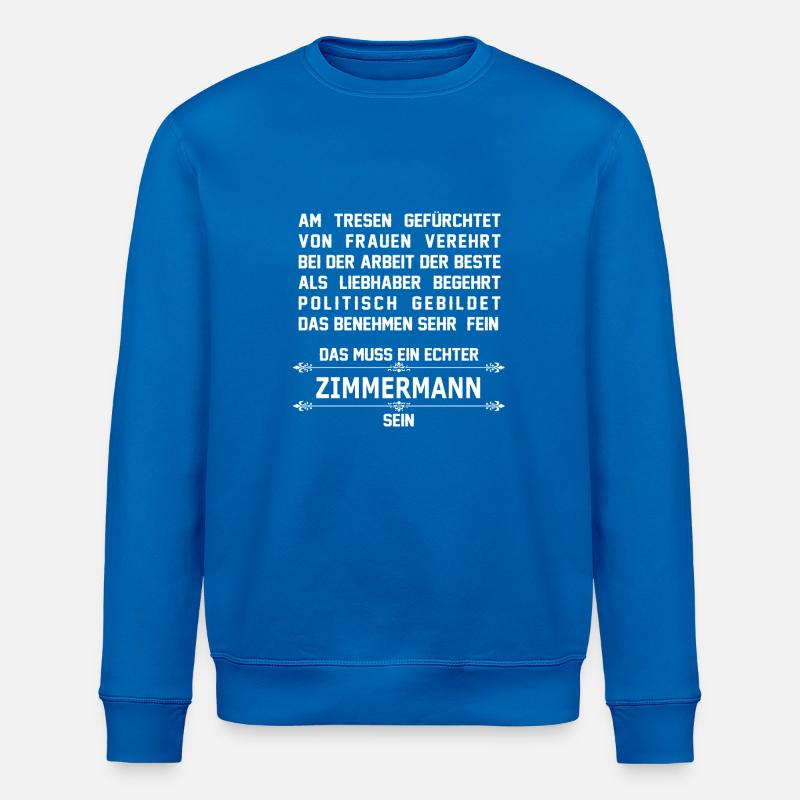 zimmermann - Stanley/Stella Unisex Bio-Sweatshirt ROLLER - Königsblau