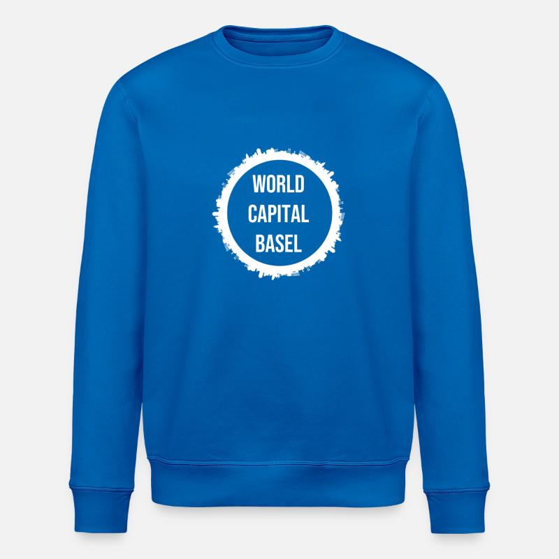 Capitale mondiale Bâle - Sweat bio ROLLER Stanley/Stella Unisexe - bleu roi