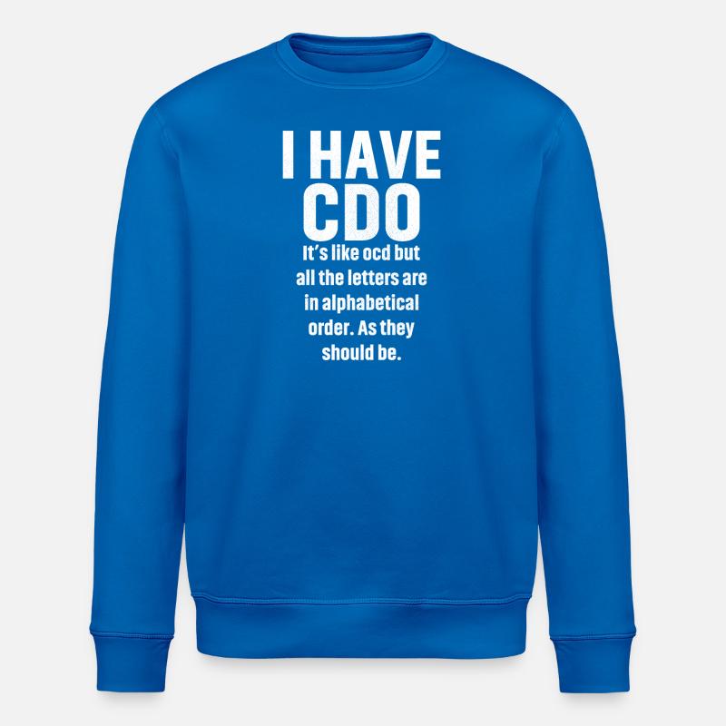 J’ai cdo - Sweat bio ROLLER Stanley/Stella Unisexe - bleu roi