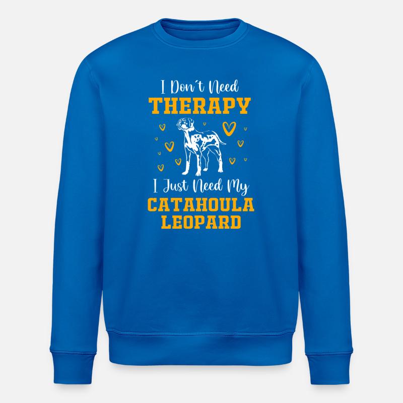Catahoula Hund - Stanley/Stella Unisex Bio-Sweatshirt ROLLER - Königsblau