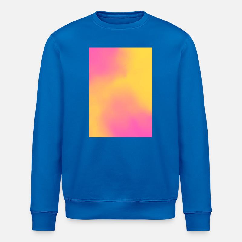Gradient - yellow pink personalisierbar - Stanley/Stella Unisex Bio-Sweatshirt ROLLER - Königsblau