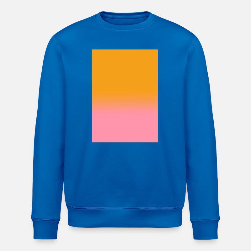 Gradient - orange rosa personalisierbar - Stanley/Stella Unisex Bio-Sweatshirt ROLLER - Königsblau