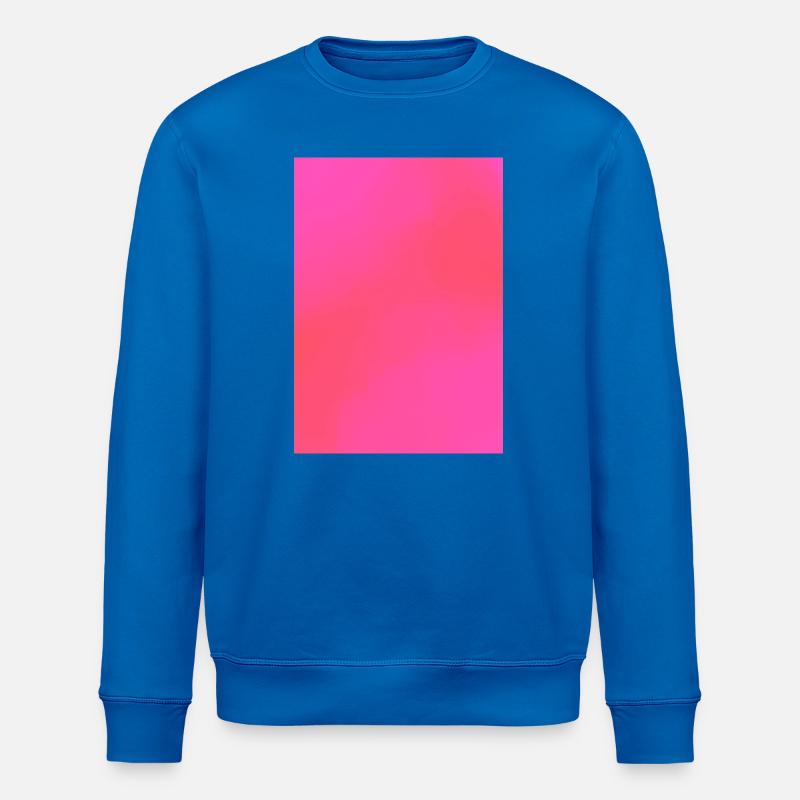 Gradient - pink red customizable - Stanley/Stella ROLLER Unisex Organic Sweatshirt - royal blue