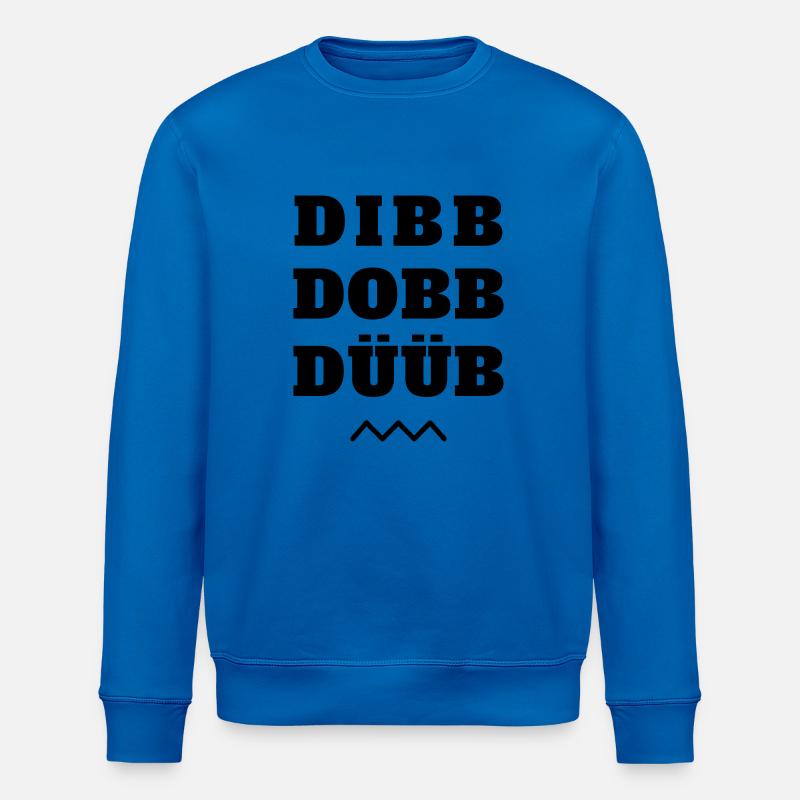 dibb dobb düüb - Stanley/Stella Unisex Bio-Sweatshirt ROLLER - Königsblau