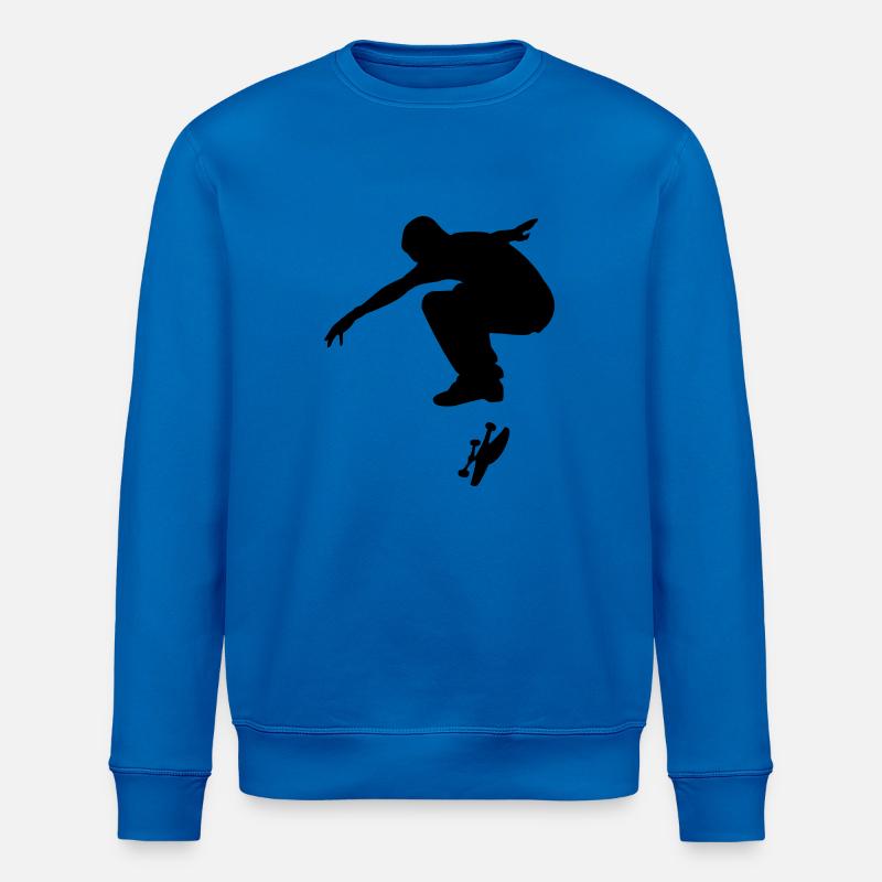 Skateboarder - Sweat bio ROLLER Stanley/Stella Unisexe - bleu roi