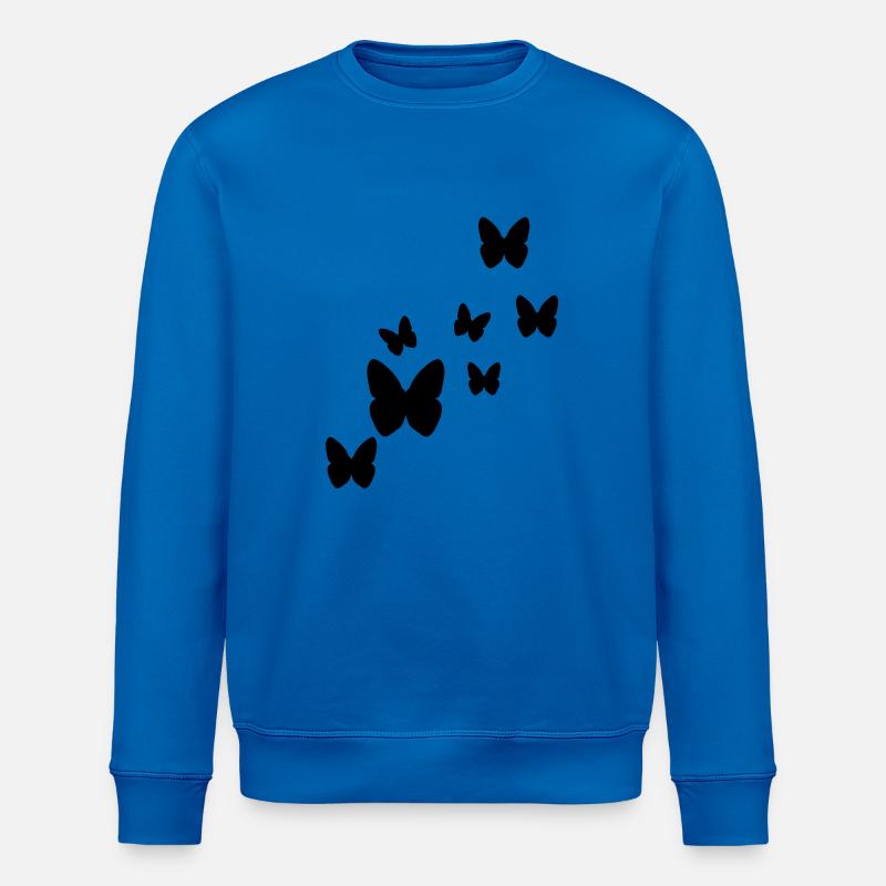 butterflies - Stanley/Stella Unisex Bio-Sweatshirt ROLLER - Königsblau