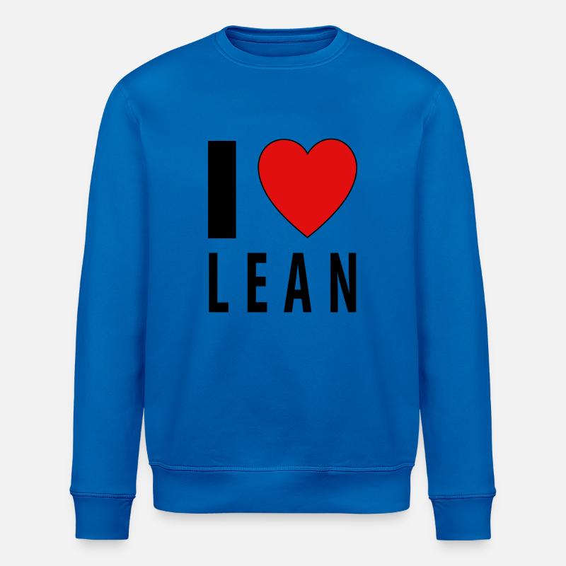 I heart LEAN - Stanley/Stella Unisex Bio-Sweatshirt ROLLER - Königsblau