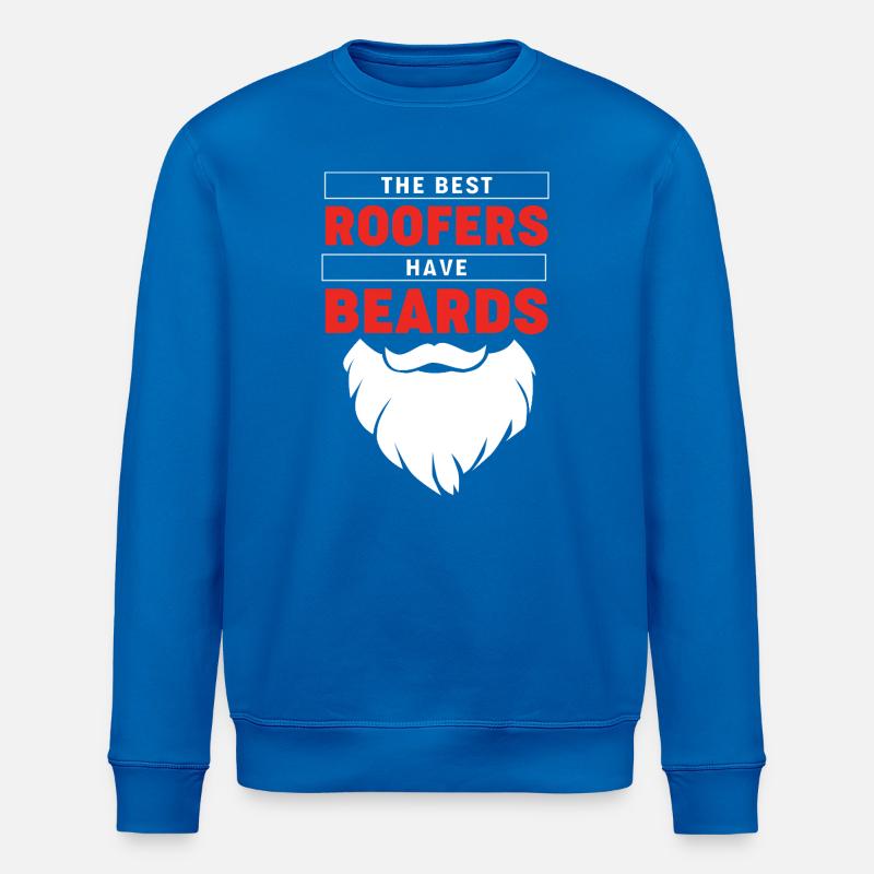 Déclaration métier d’artisan couvreur - Sweat bio ROLLER Stanley/Stella Unisexe - bleu roi