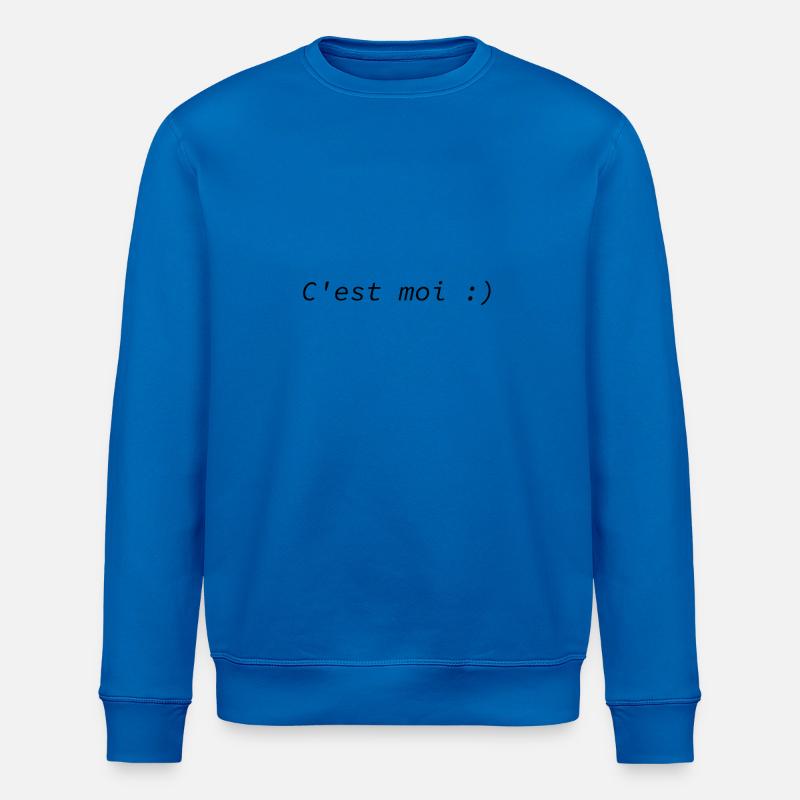 C'est moi :) - Sweat bio ROLLER Stanley/Stella Unisexe - bleu roi