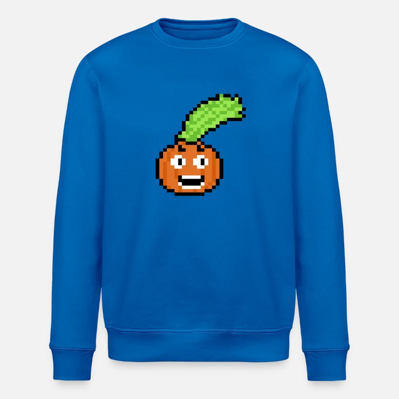 Gemüse (Pixelart) - Stanley/Stella Unisex Bio-Sweatshirt ROLLER - Königsblau