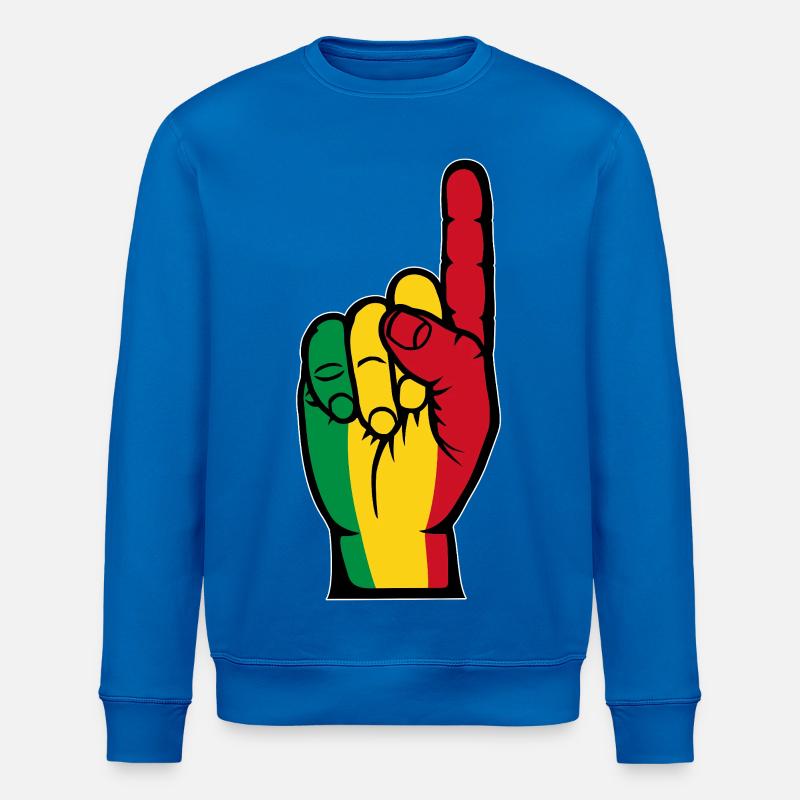 Mali Flagge Nummer 1 - Stanley/Stella Unisex Bio-Sweatshirt ROLLER - Königsblau