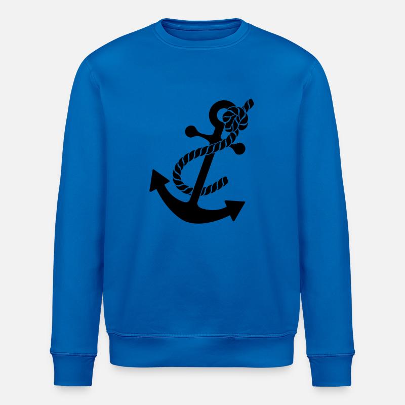 Anchor - Stanley/Stella ROLLER Unisex Organic Sweatshirt - royal blue
