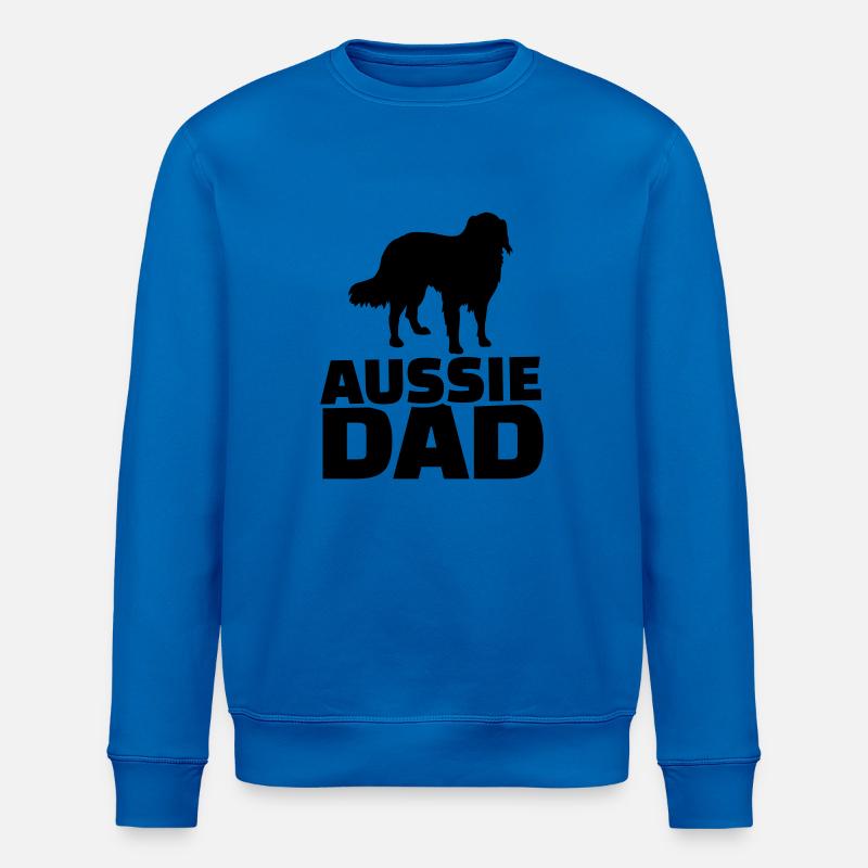 Aussie Dad - Stanley/Stella ROLLER Unisex Organic Sweatshirt - royal blue
