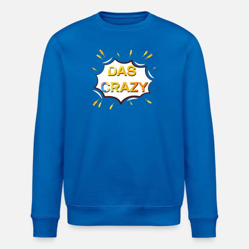 Das Crazy Farbexplosion - Stanley/Stella Unisex Bio-Sweatshirt ROLLER - Königsblau