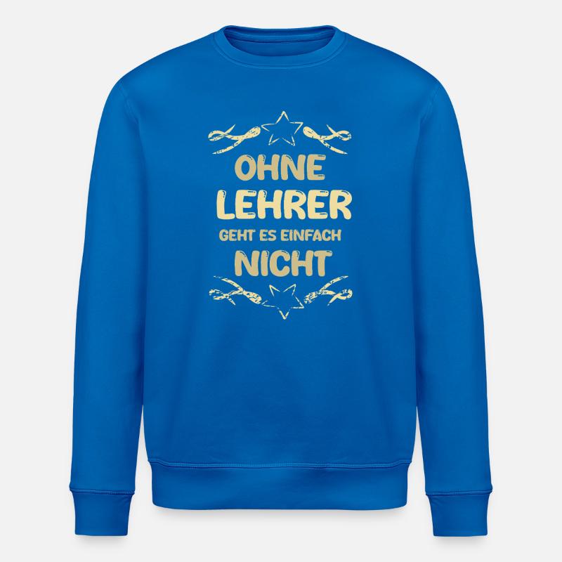 Enseignant Enseignant - Sweat bio ROLLER Stanley/Stella Unisexe - bleu roi