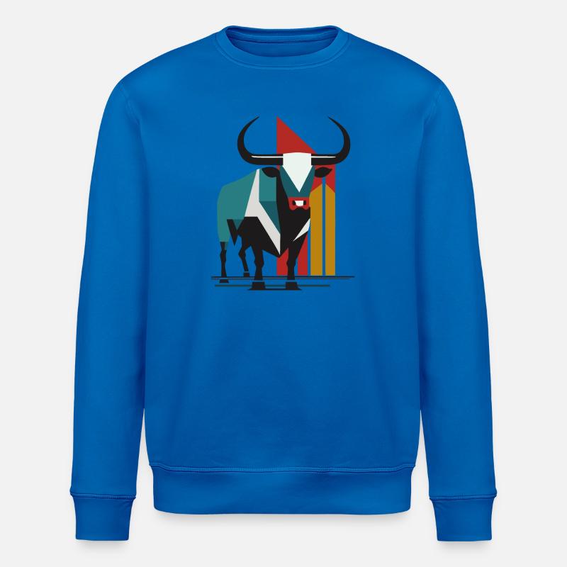 Stier, Bulle - Stanley/Stella Unisex Bio-Sweatshirt ROLLER - Königsblau