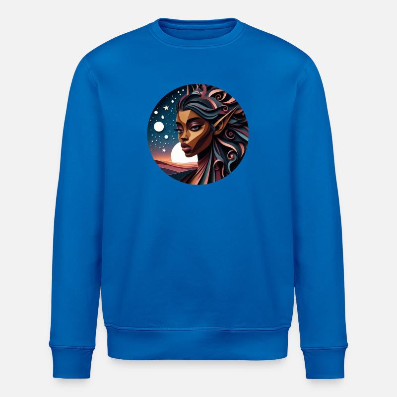 Elfe, Fee, Fantasy - Stanley/Stella Unisex Bio-Sweatshirt ROLLER - Königsblau