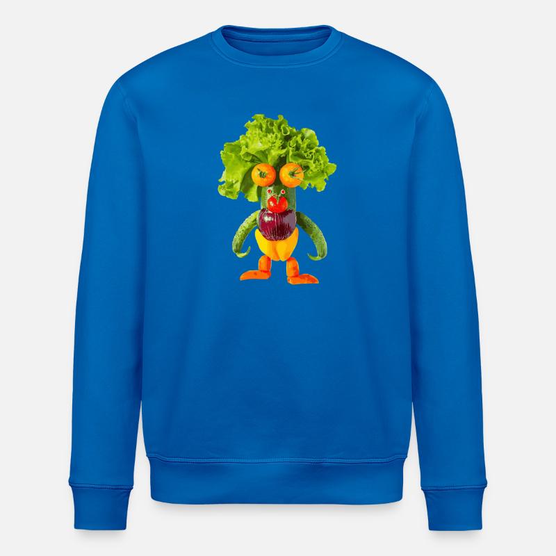 Légumes, Monstre - Sweat bio ROLLER Stanley/Stella Unisexe - bleu roi