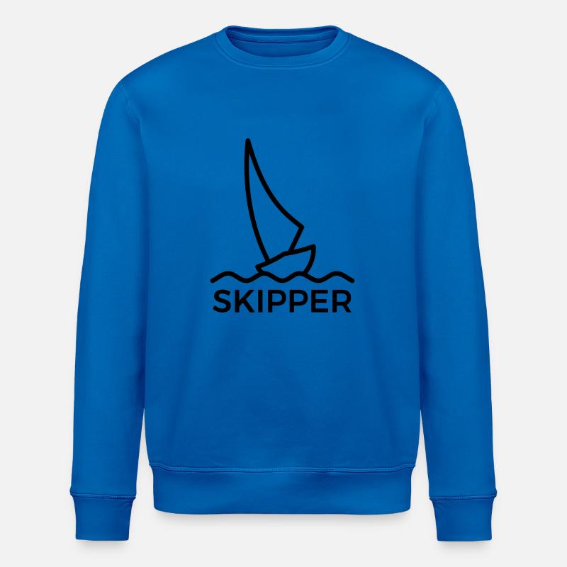 Skipper / segeln - Stanley/Stella Unisex Bio-Sweatshirt ROLLER - Königsblau