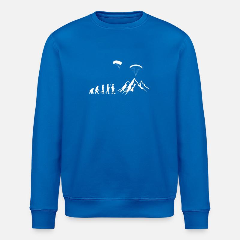 Paragliding - Paragliding - Evolution - Stanley/Stella ROLLER Unisex Organic Sweatshirt - royal blue