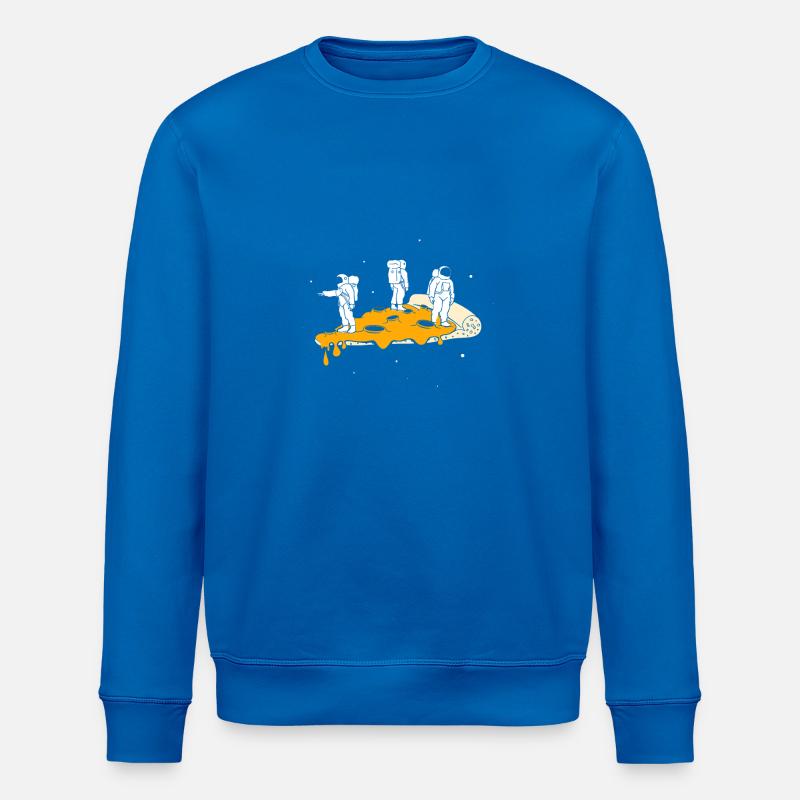 Space Pizza - Stanley/Stella Unisex Bio-Sweatshirt ROLLER - Königsblau