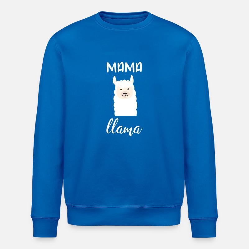Mama Llama - Stanley/Stella Unisex Bio-Sweatshirt ROLLER - Königsblau