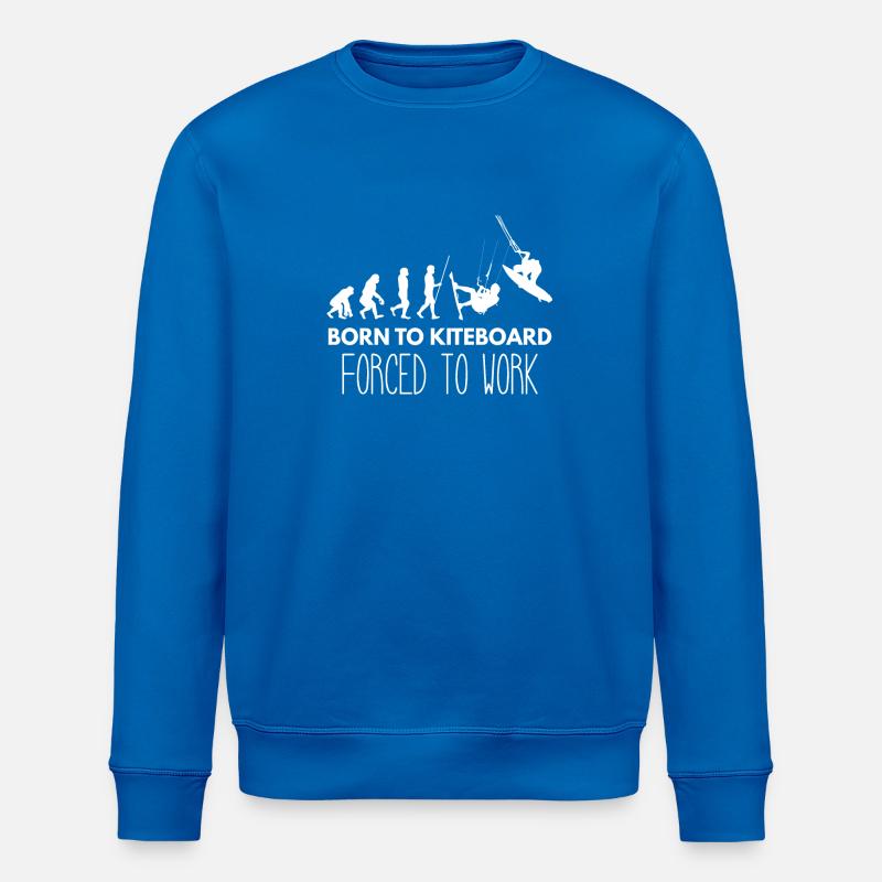 Kitesurfing - Kitesurfing - Kitesurfing - Evolution - Stanley/Stella ROLLER Unisex Organic Sweatshirt - royal blue