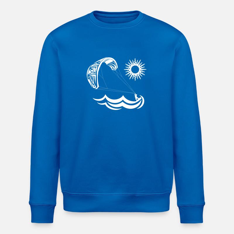 Kitesurf - Kitesurf - Kitesurf - Cadeau - Sweat bio ROLLER Stanley/Stella Unisexe - bleu roi