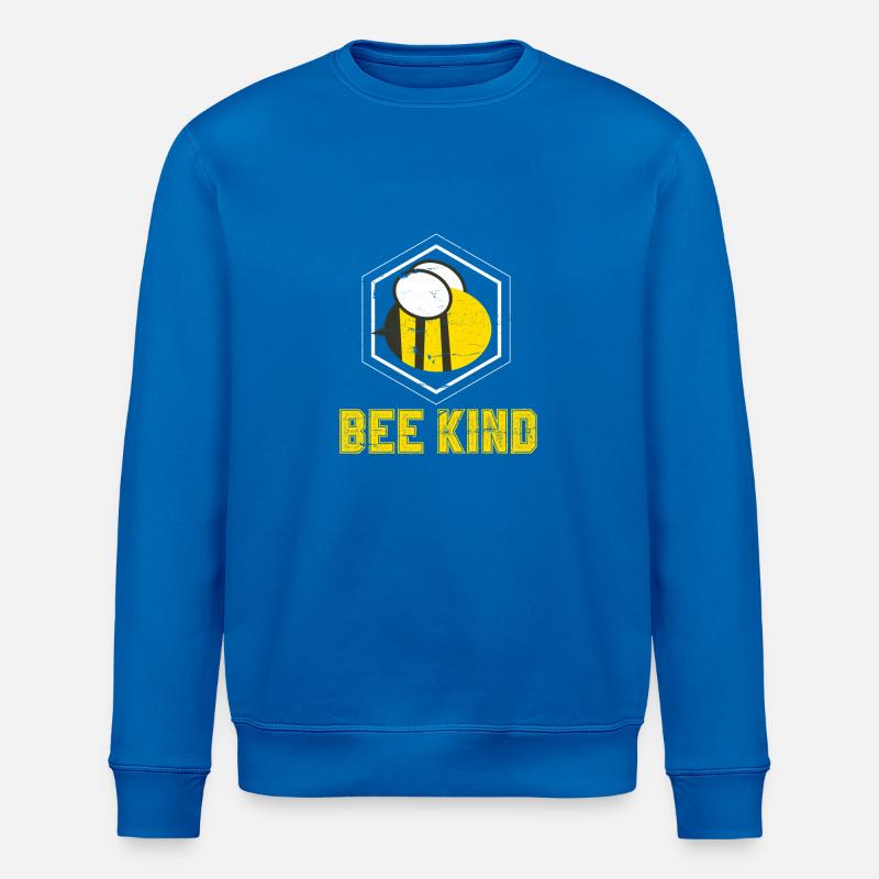 Be Cute - Bee Gift - Stanley/Stella ROLLER Unisex Organic Sweatshirt - royal blue