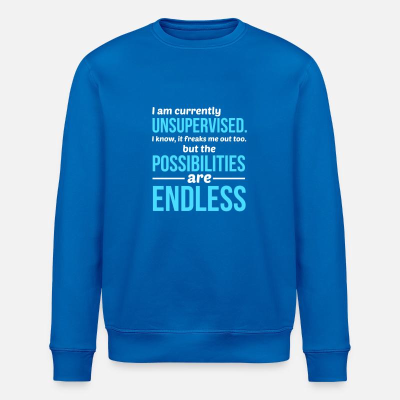 unsupervised - Stanley/Stella ROLLER Unisex Organic Sweatshirt - royal blue
