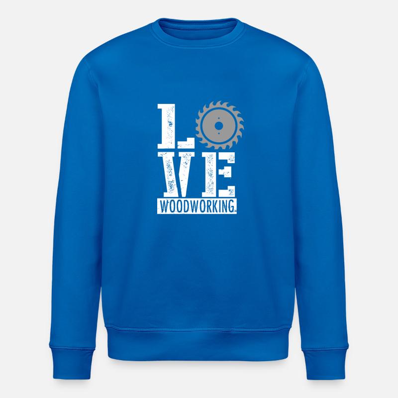Carpenter joiner gift - Stanley/Stella ROLLER Unisex Organic Sweatshirt - royal blue