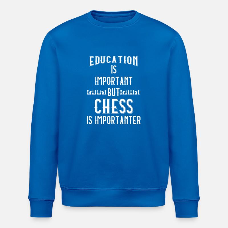 Echecs - Echecs - Echecs - Education - Sweat bio ROLLER Stanley/Stella Unisexe - bleu roi