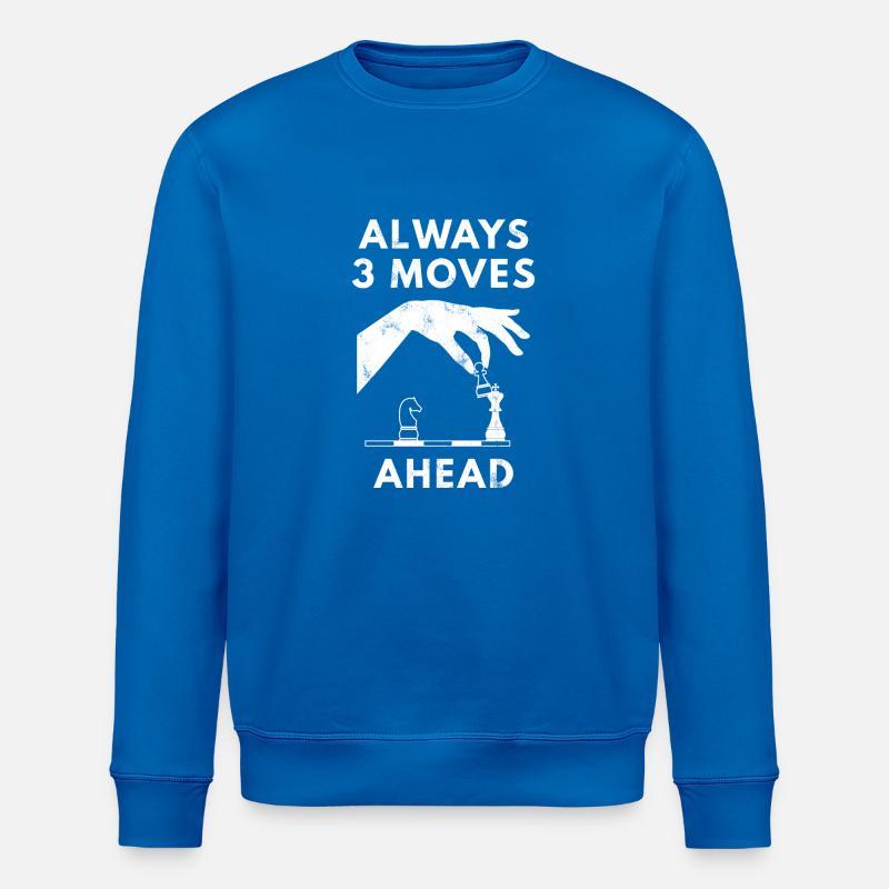 Chess - Chess - Chessmen - Trains - Stanley/Stella ROLLER Unisex Organic Sweatshirt - royal blue