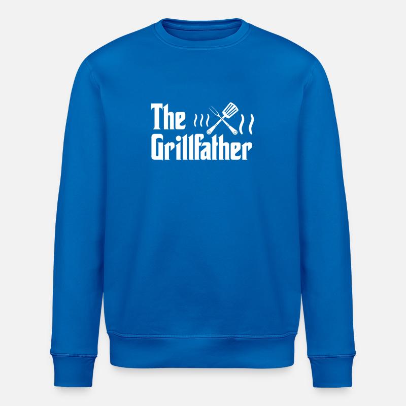 Barbecue - Sweat bio ROLLER Stanley/Stella Unisexe - bleu roi
