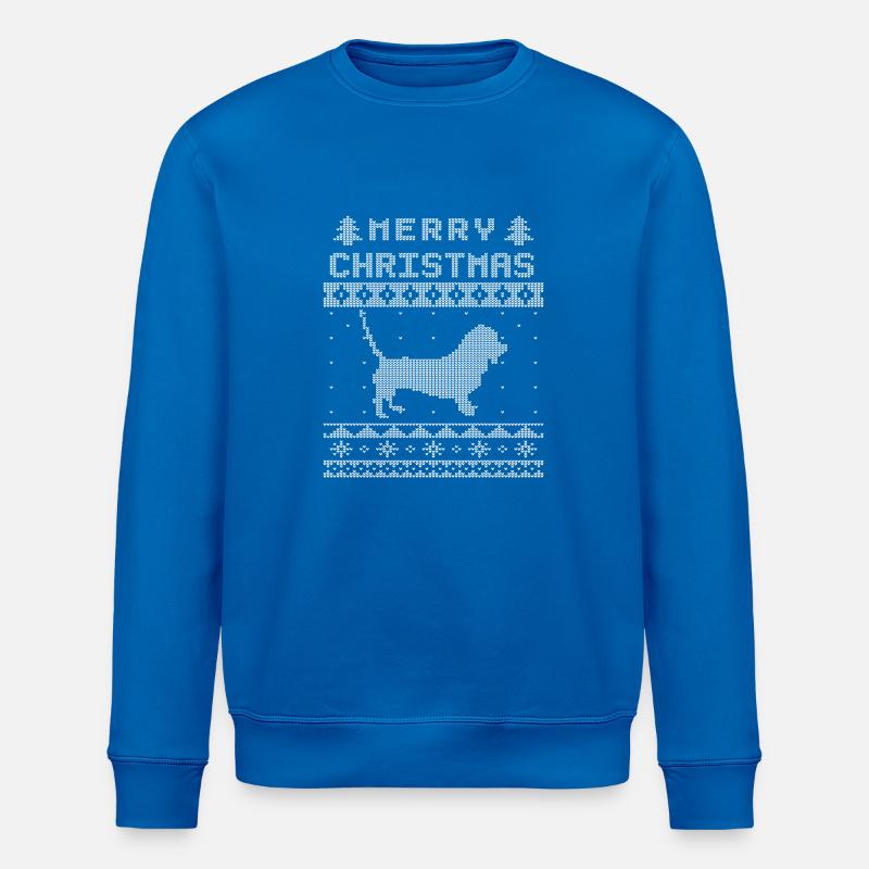 Édition tachetée de Noël moche - Sweat bio ROLLER Stanley/Stella Unisexe - bleu roi