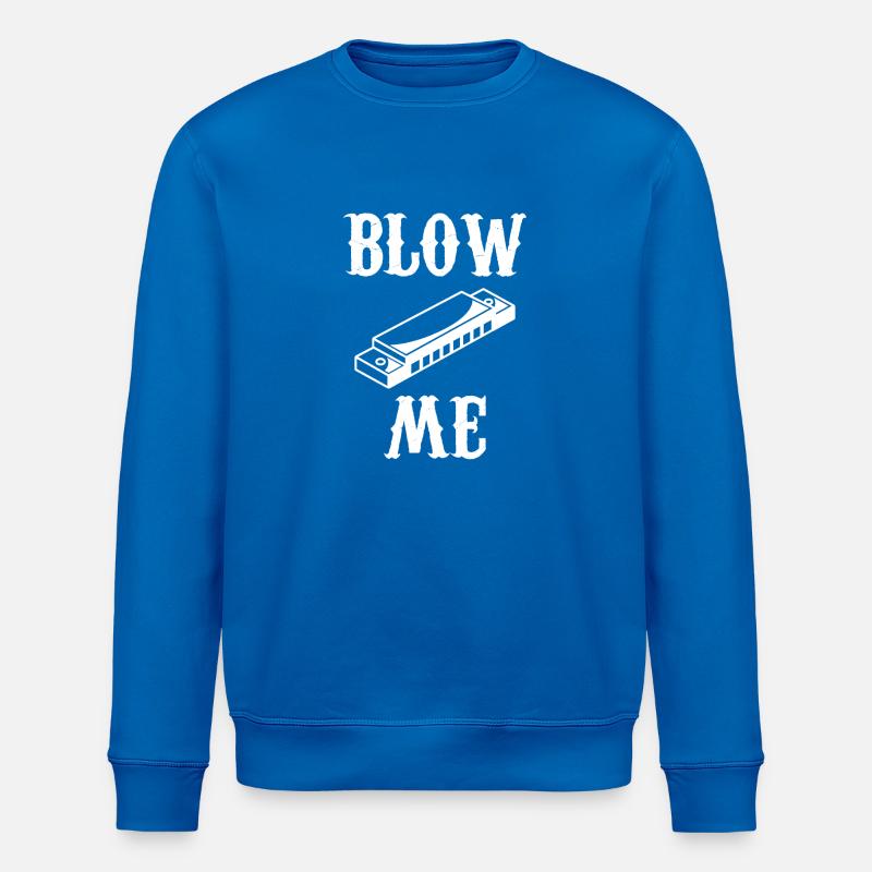 harmonica - harmonica player - harmonica - Stanley/Stella ROLLER Unisex Organic Sweatshirt - royal blue