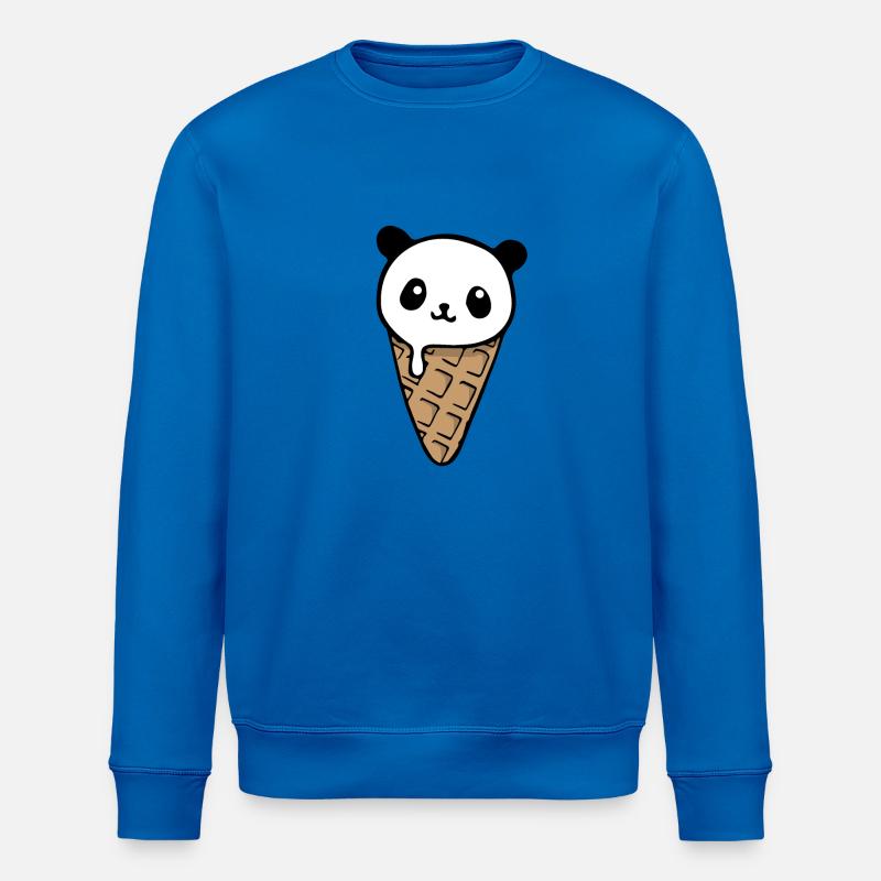 Panda Pocket Ice Cream - Sweat bio ROLLER Stanley/Stella Unisexe - bleu roi