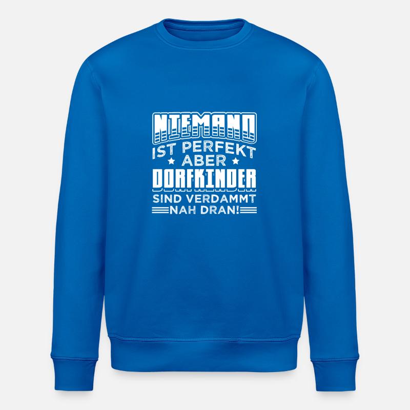 DORFKIND - Stanley/Stella Unisex Bio-Sweatshirt ROLLER - Königsblau
