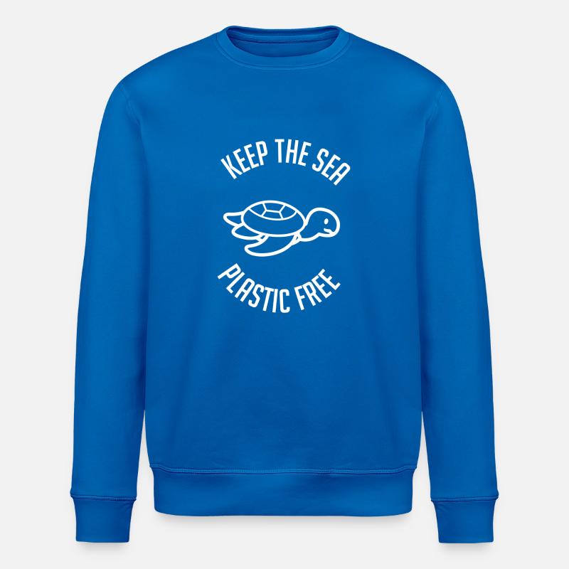 Turtle - Turtle Lover - Conservation - Stanley/Stella ROLLER Unisex Organic Sweatshirt - royal blue