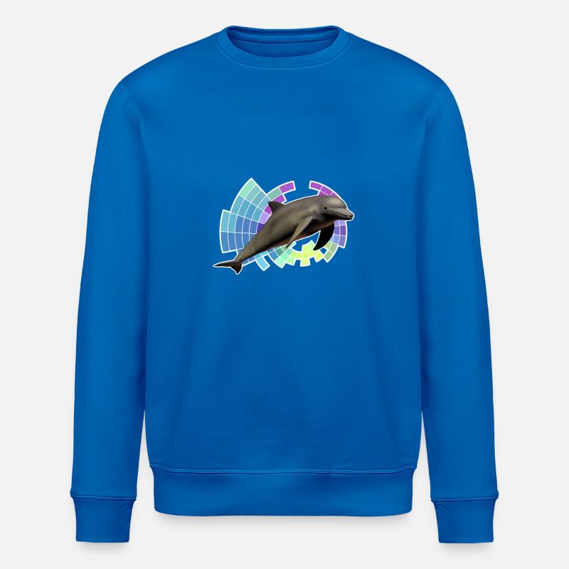 Delfin - Stanley/Stella Unisex Bio-Sweatshirt ROLLER - Königsblau