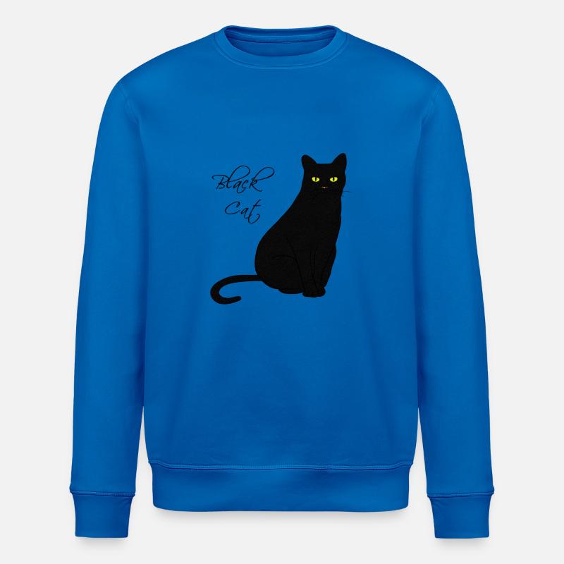 Black Cat - Sweat bio ROLLER Stanley/Stella Unisexe - bleu roi
