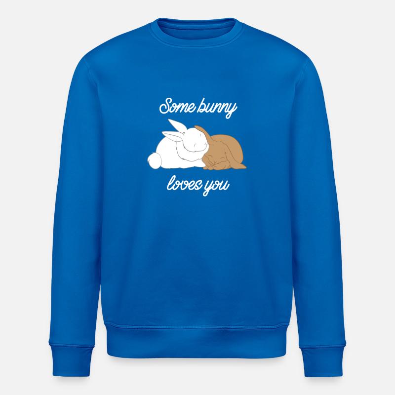 Lapins - Lapins - Lapins - Amour - Sweat bio ROLLER Stanley/Stella Unisexe - bleu roi