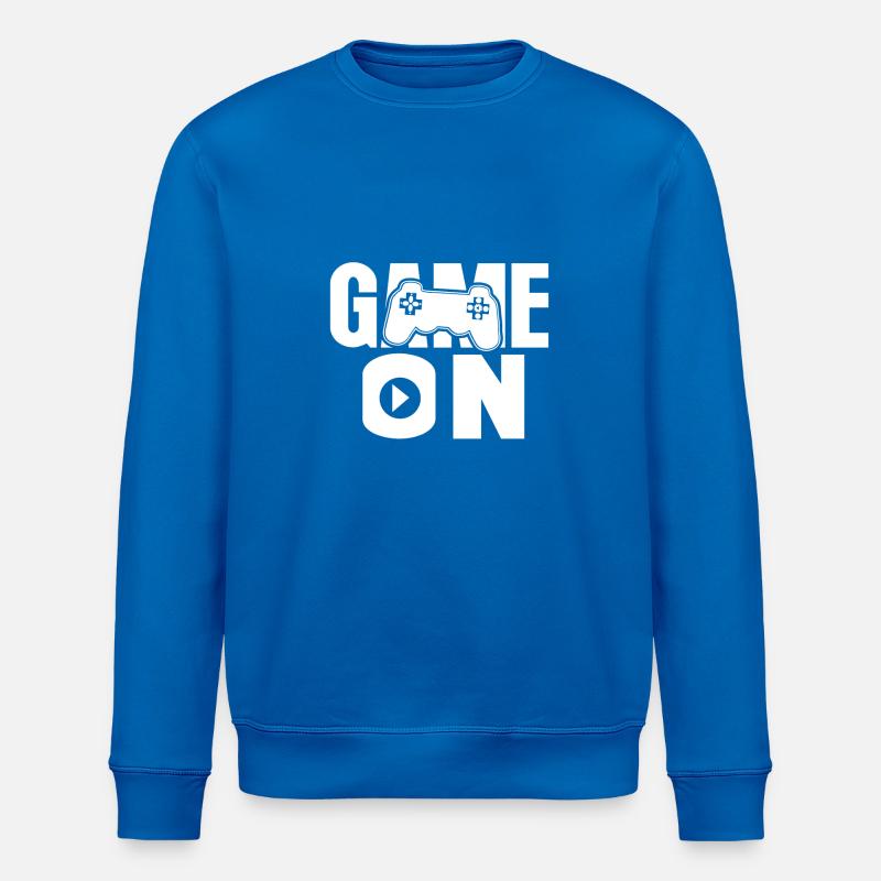 Computer spielen - Stanley/Stella Unisex Bio-Sweatshirt ROLLER - Königsblau