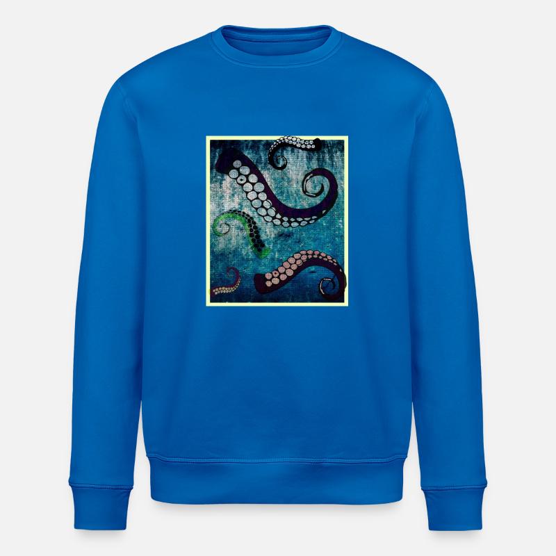 Octopus tentacles - Stanley/Stella ROLLER Unisex Organic Sweatshirt - royal blue