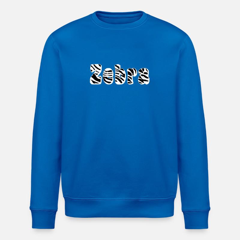 zebra - Stanley/Stella ROLLER Unisex Organic Sweatshirt - royal blue