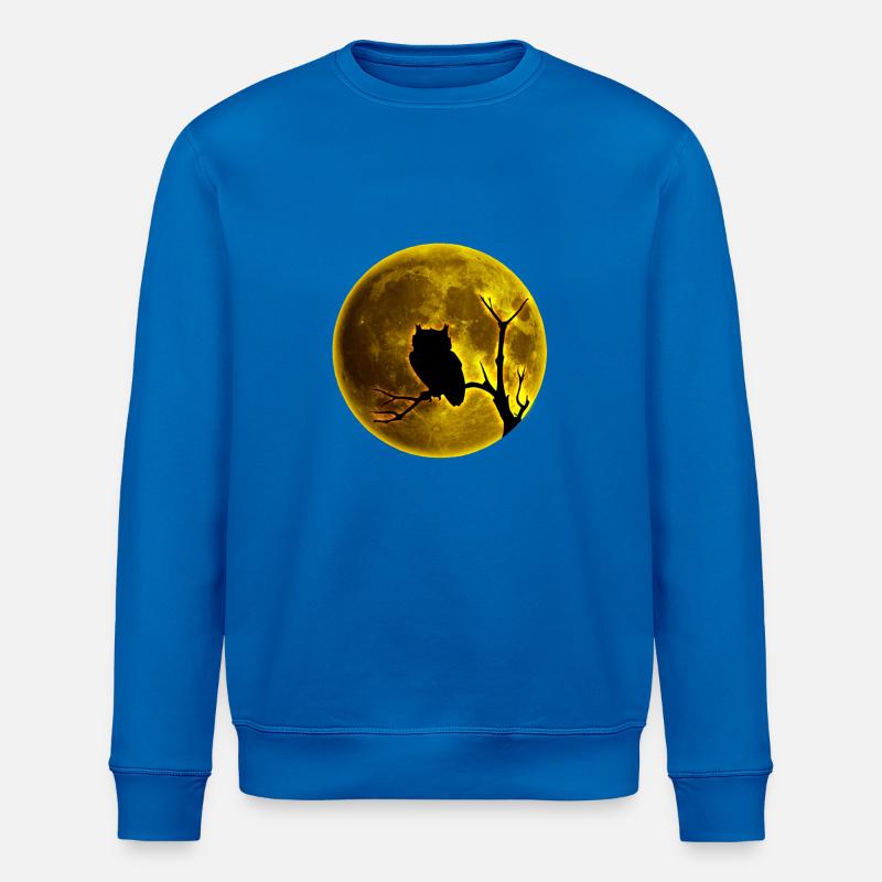 Eule - Stanley/Stella Unisex Bio-Sweatshirt ROLLER - Königsblau